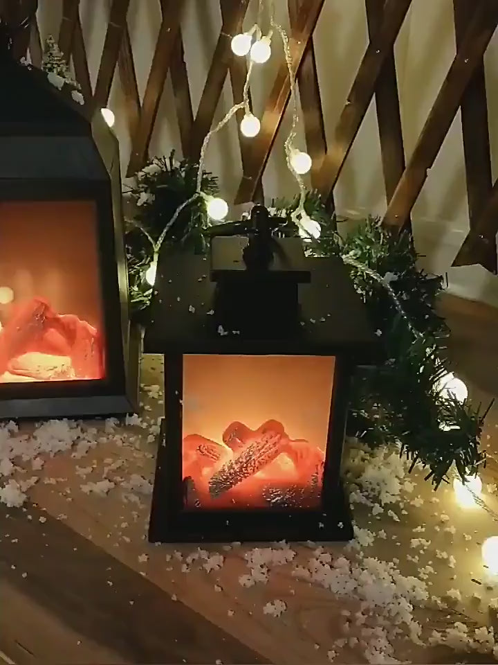 Simulation Of Carbon Fire Dynamic Home Christmas L